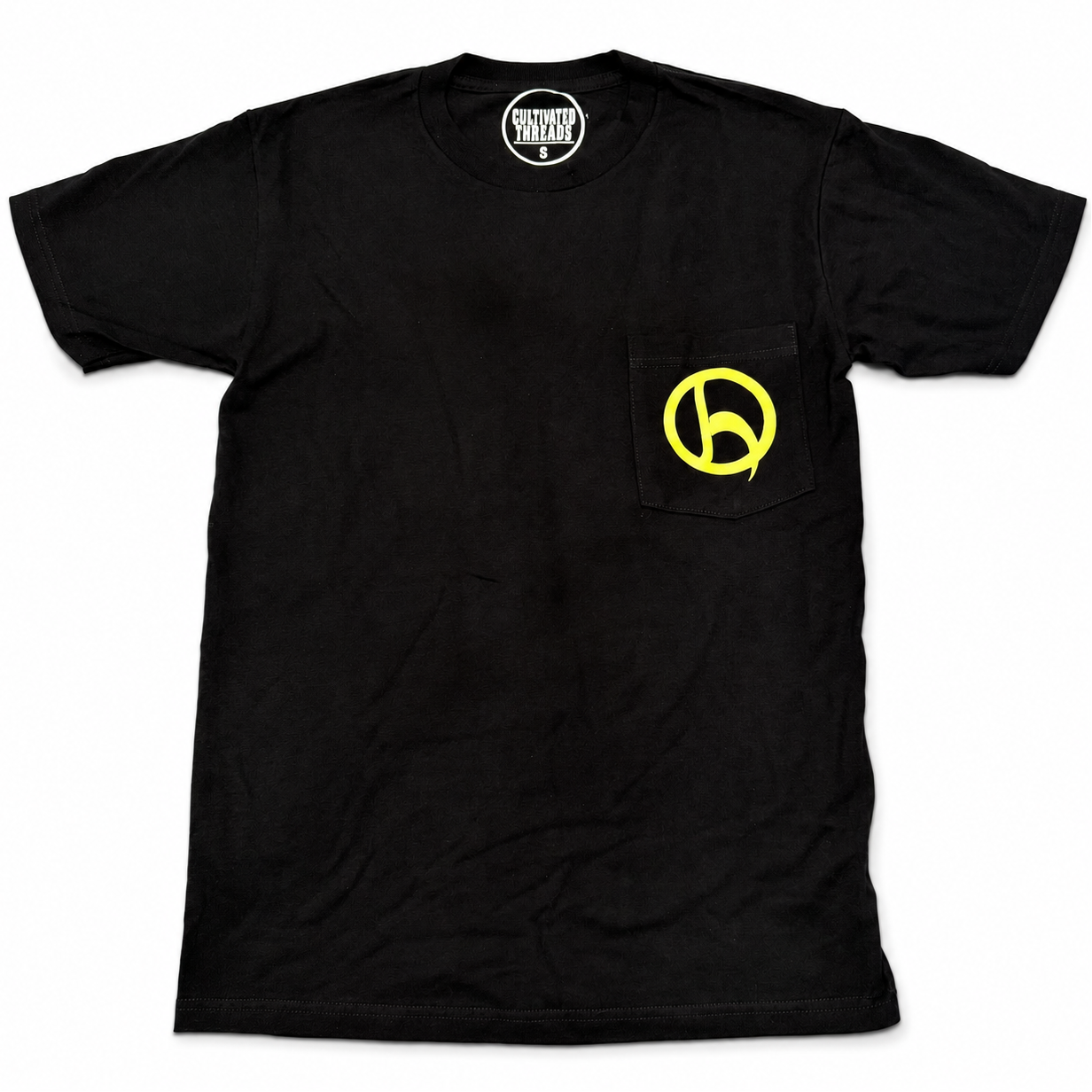 HempHooks Logo Pocket Tee in Black