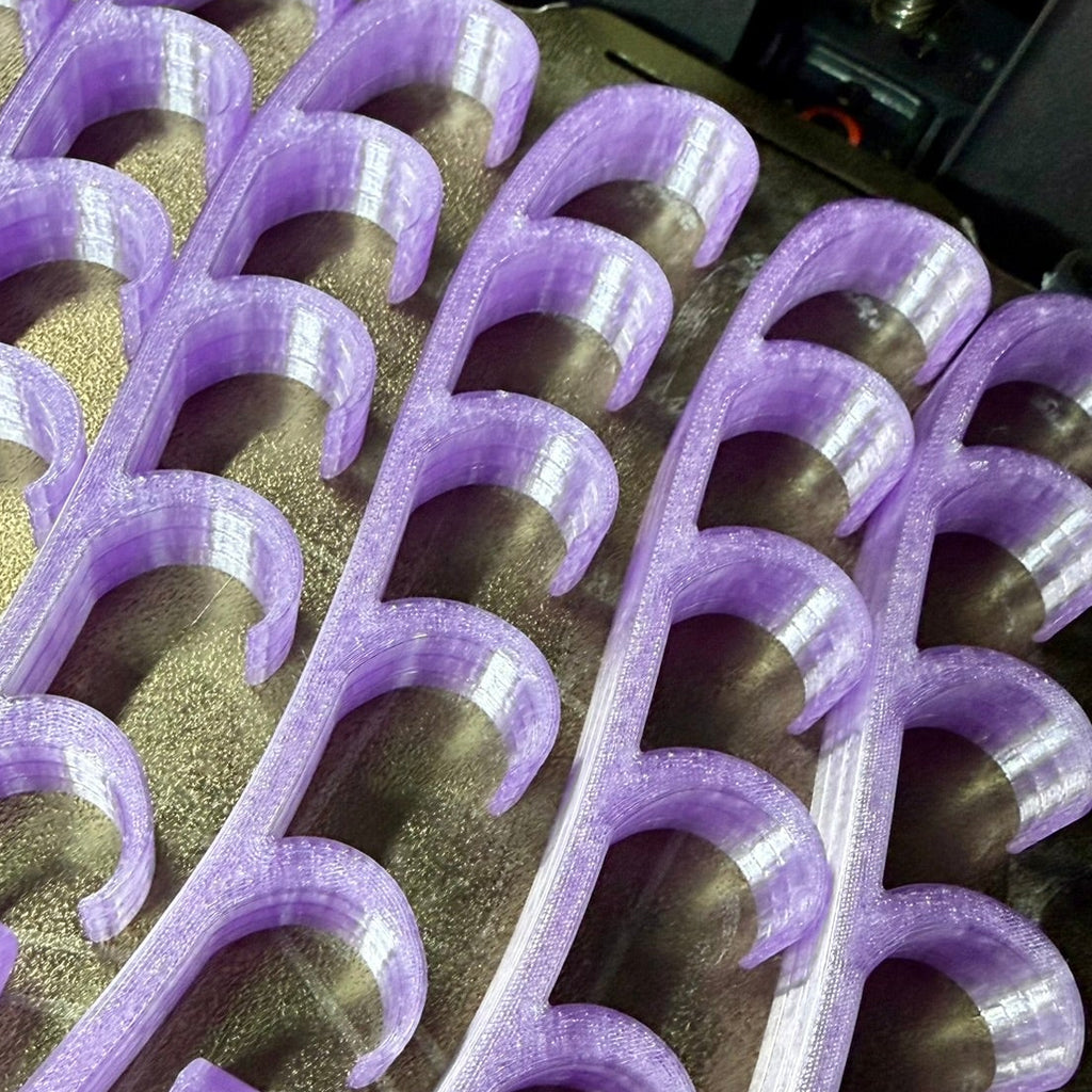 HempHooks OG and Mini in Clear Purp