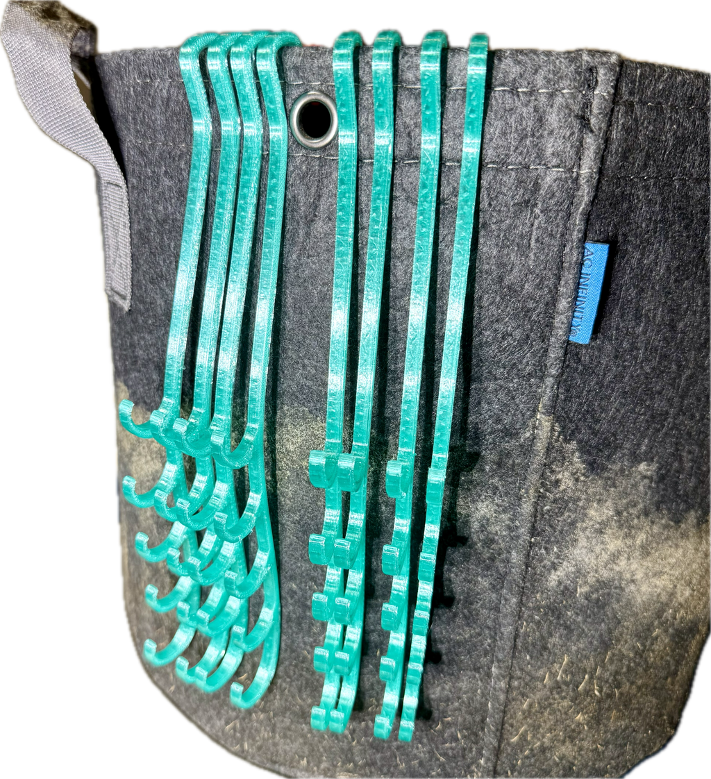 HempHooks Bulk-Packs | Reusable Fabric Pot LST Device | Patent Pending