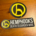 HempHooks sticker 2-pack