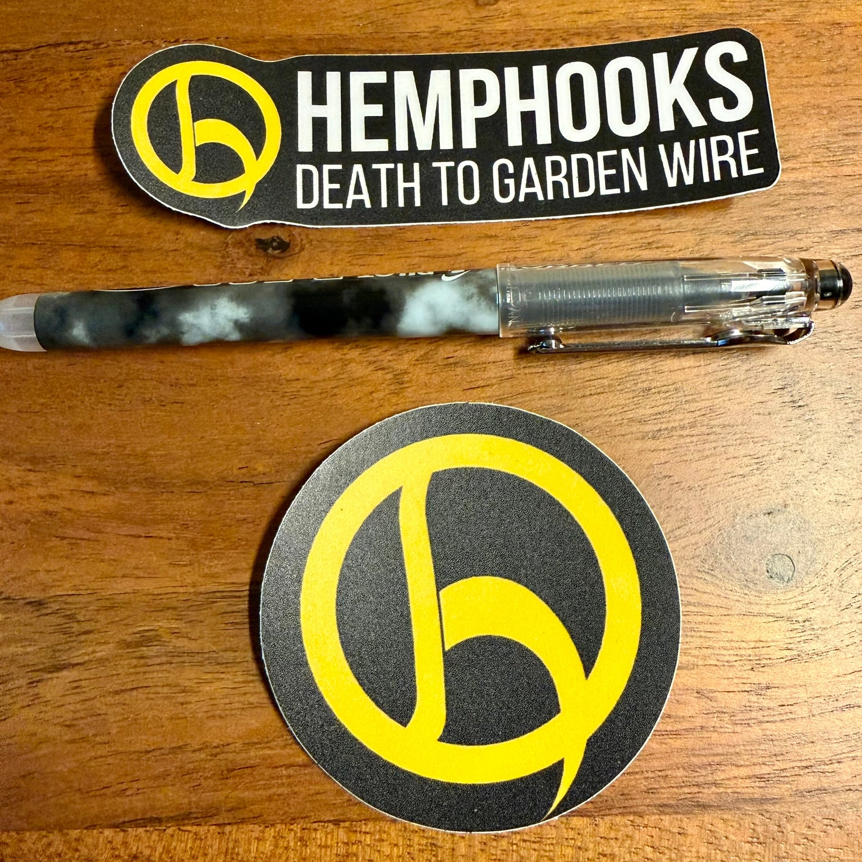 HempHooks sticker 2-pack