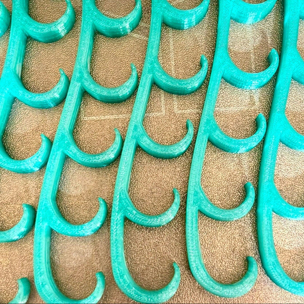 Transparent Turquoise build plate